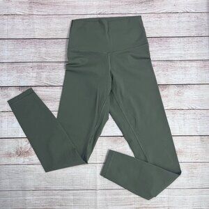 Everlane ReNew Leggings Womens XS Green High Waisted‎ Hidden Pocket Activewear